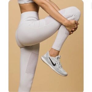 NWOT IAB MFG SOHO MOTO HIGH-WAISTED LEGGING Gray Size Small 6.